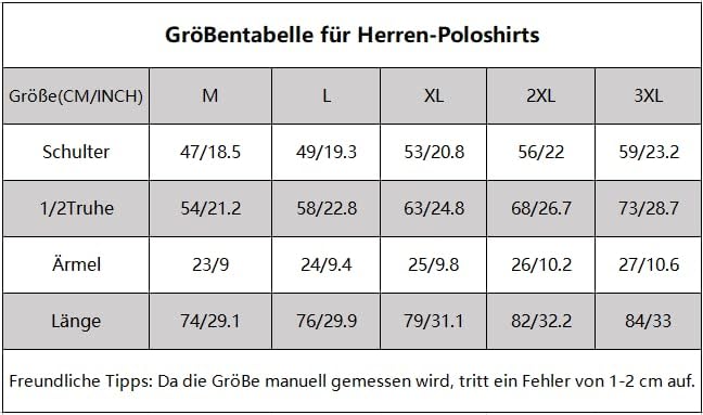 JACKETOWN Herren Kurzarm Poloshirt Schnelltrocknend Atmungsaktives Tshirt Tennis Sommer Poloshirts M