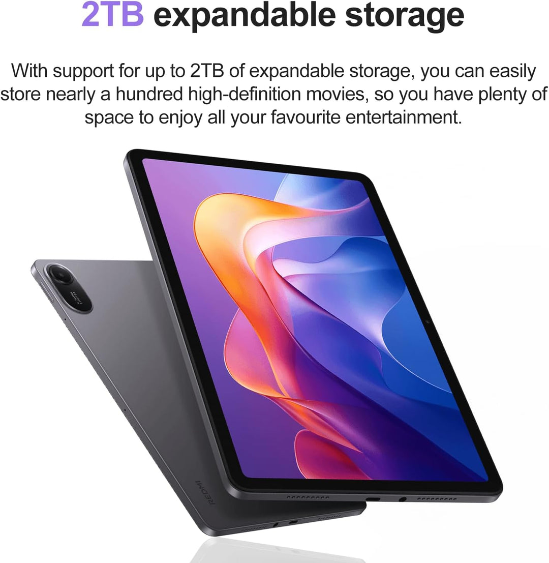 XIAOMI Redmi Pad 2-11" Android Tablet (2.5K-Auflösung, 90 Hz), 4+128GB Interner Speicher, MediaTek H
