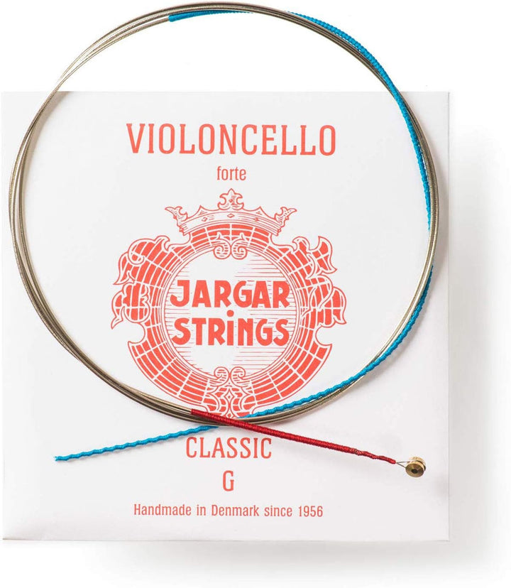 JARGAR Ce-GCF Cello Classic G-Saite, forte (1,18mm) für Cello Forte / Heavy Rot // Red, Forte / Heav