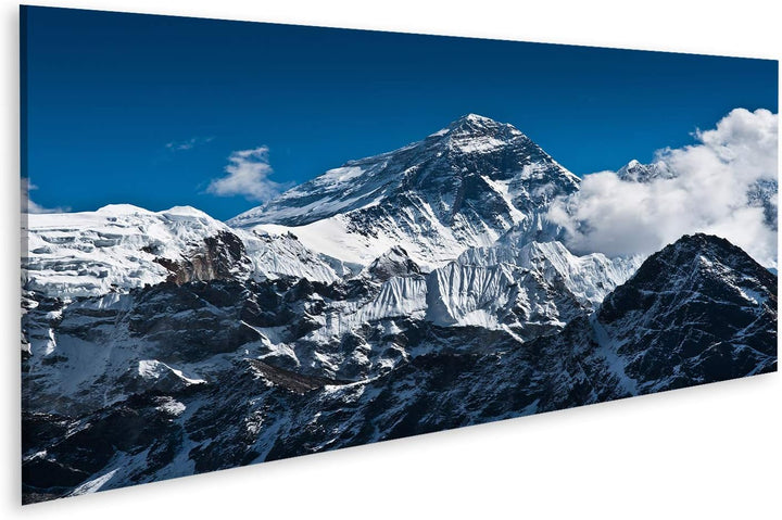 islandburner Bild auf Leinwand Mount Everest Berggipfel Top World Bilder Wandbilder Poster Leinwand