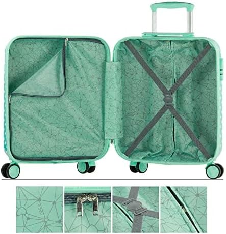 ITACA - Kulturtasche für Frauen und Kinder aus PC-Polycarbonat. Qualitäts-Reise-Toilettenbeutel star