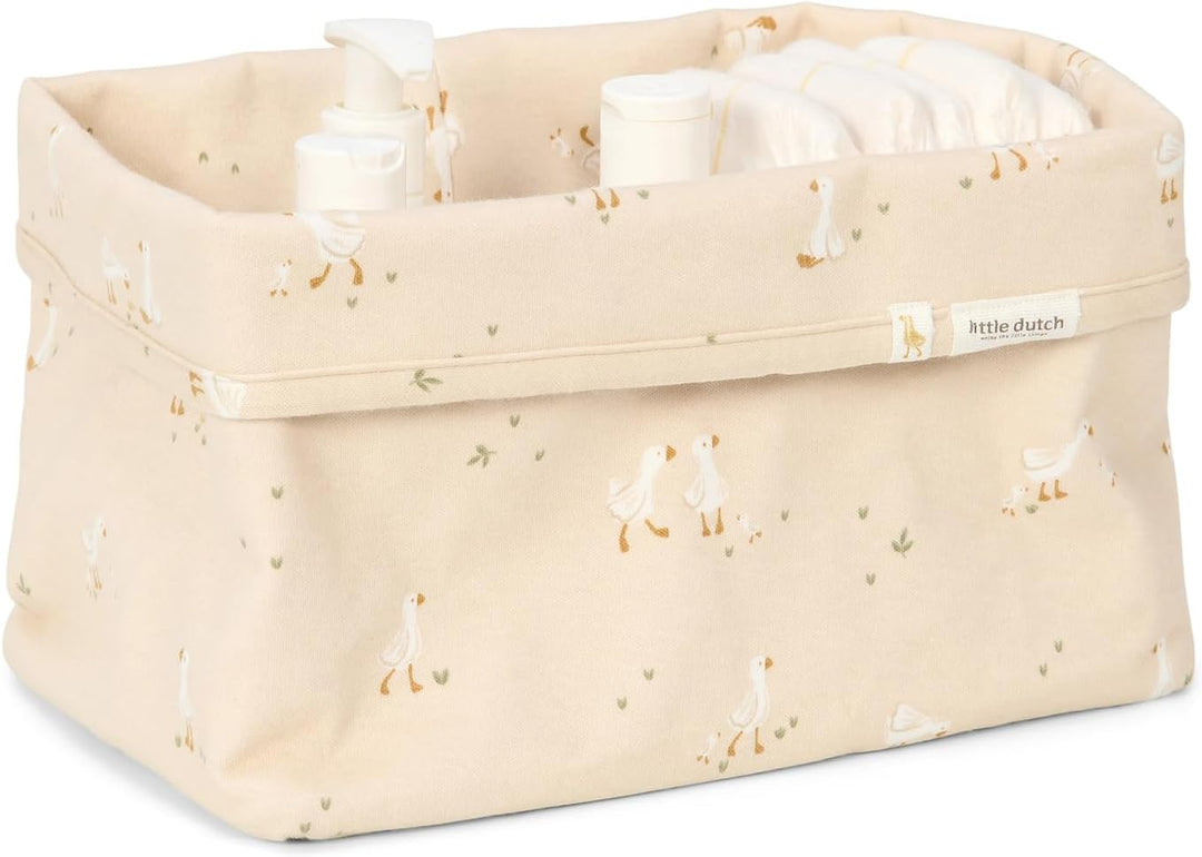 Little Dutch Wickeltischkörbchen Körbchen Korb Utensilo Organizer für den Wickeltisch Baby gross - L