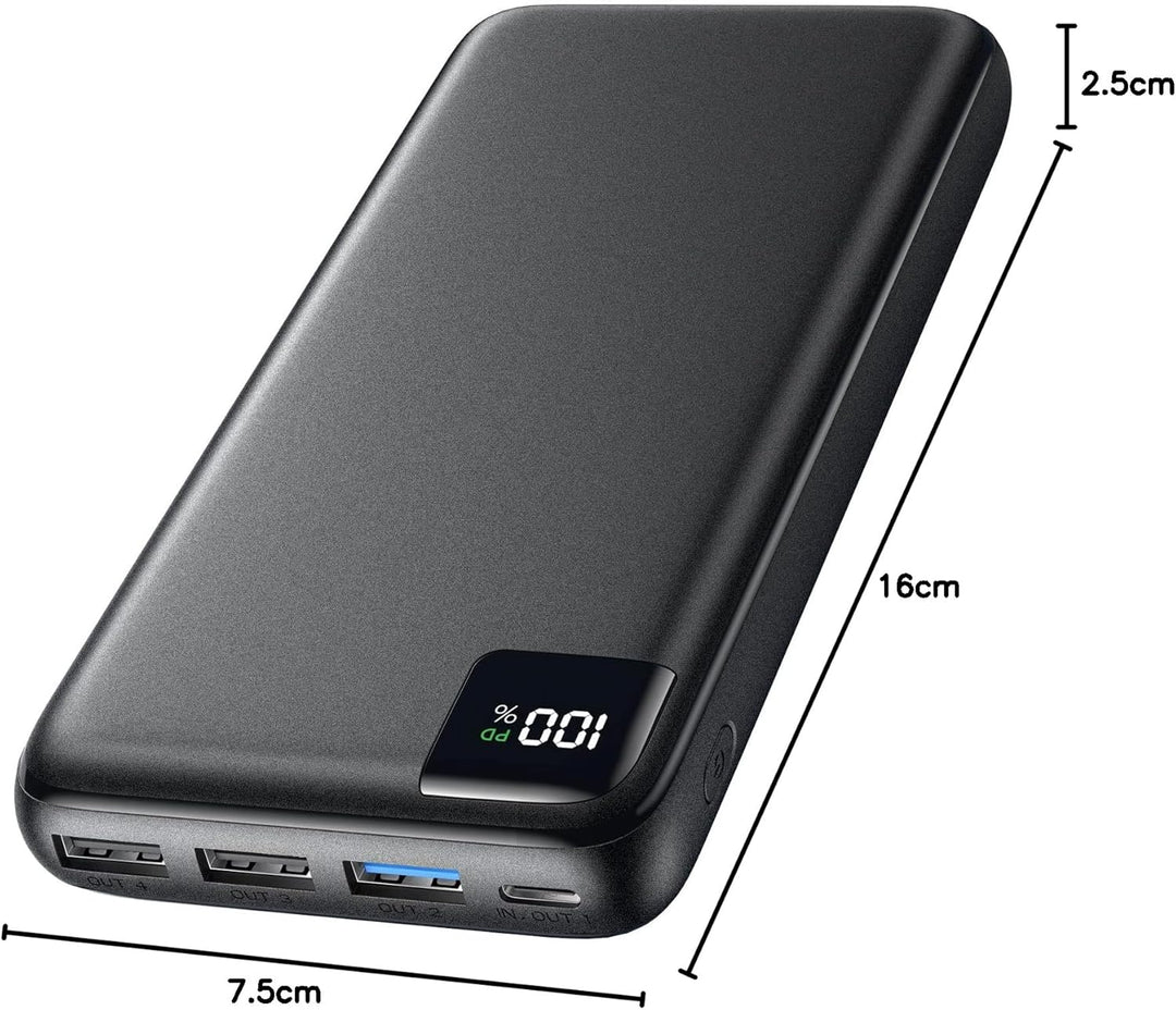 Power Bank 27000mAh Externer Akku - SOARAISE 22.5W Powerbank PD USB C Tragbares Ladegerät Akkupack m