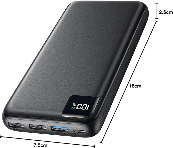 Power Bank 27000mAh Externer Akku - SOARAISE 22.5W Powerbank PD USB C Tragbares Ladegerät Akkupack m