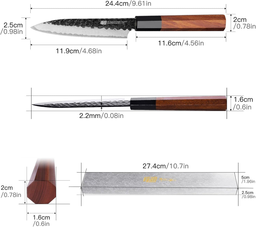 FINDKING Dynasty Serie Küchenmesser, Japanisches Mehrzweck-Schneidemesser, Klinge aus 9Cr18MoV-Stahl