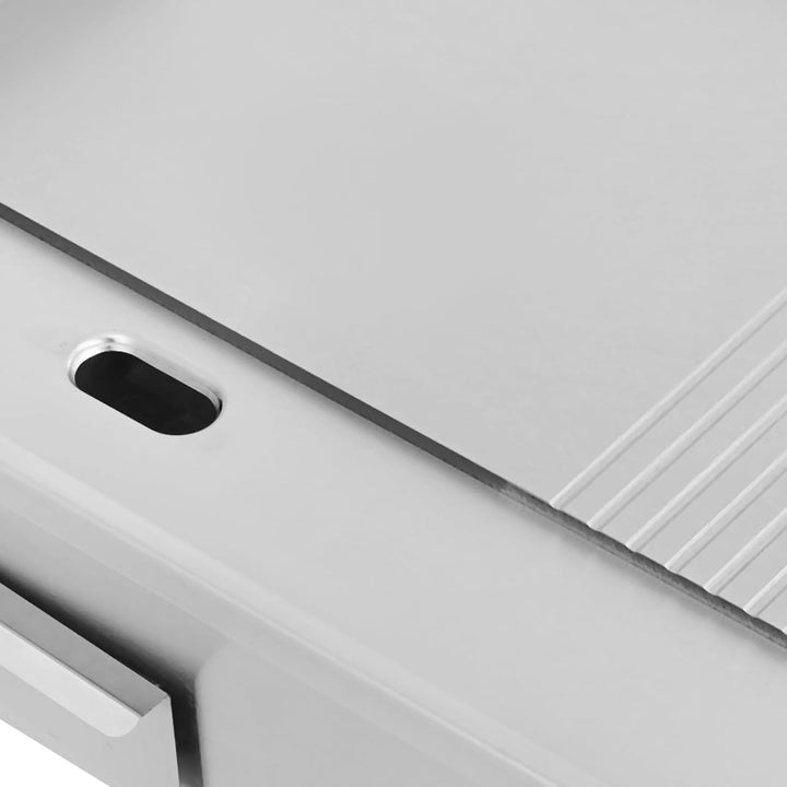 Elektrisch Tischgrill Elektrogrill Edelstahl Grillplatte | 3000W Grillplatte Elektrisch Gastro, Brat