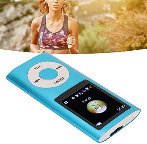 MP3 Player, Digitaler MP4-Player Tragbarer Musikplayer mit Kopfhörer, Unterstützt Bis zu 64 GB TF-Ka