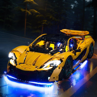 LocoLee Licht Kompatibel mit Lego Technic 42172 McLaren P1, Nur Lichter Set - Kein Modell, Licht Bel