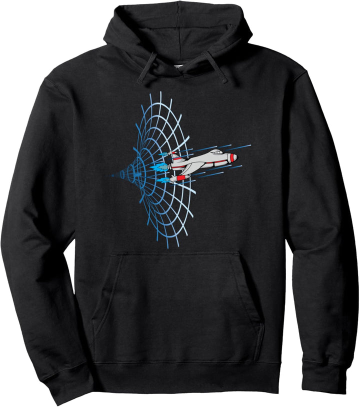 Zeitreise-Flugzeug Pullover Hoodie
