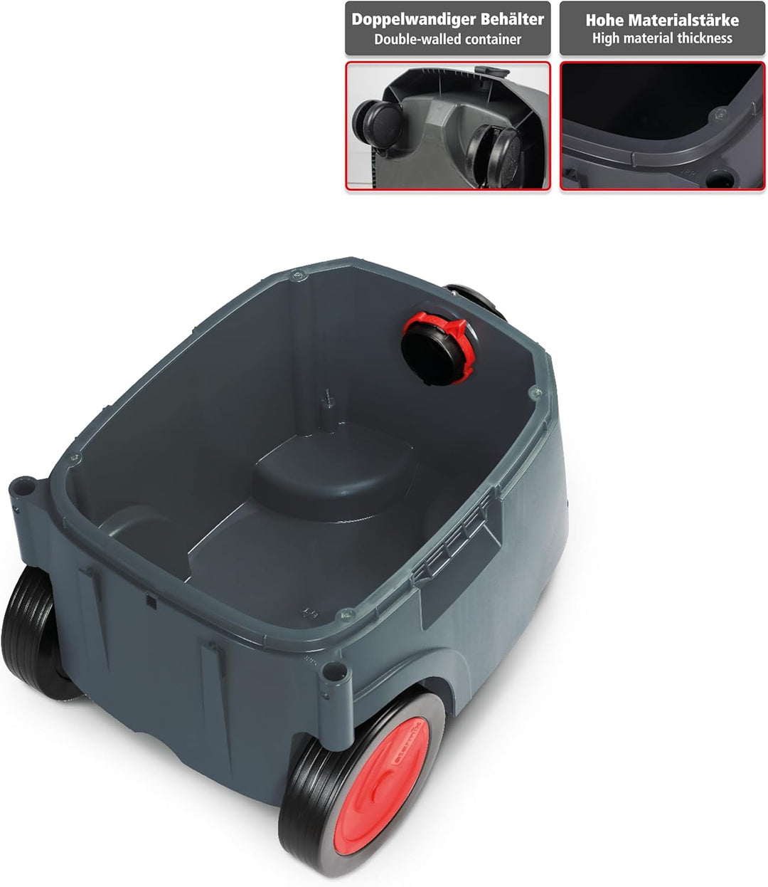 starmix iPulse M-1635 Safe Industriestaubsauger – BG-BAU förderfähiger Nass-/Trockensauger – Staubkl