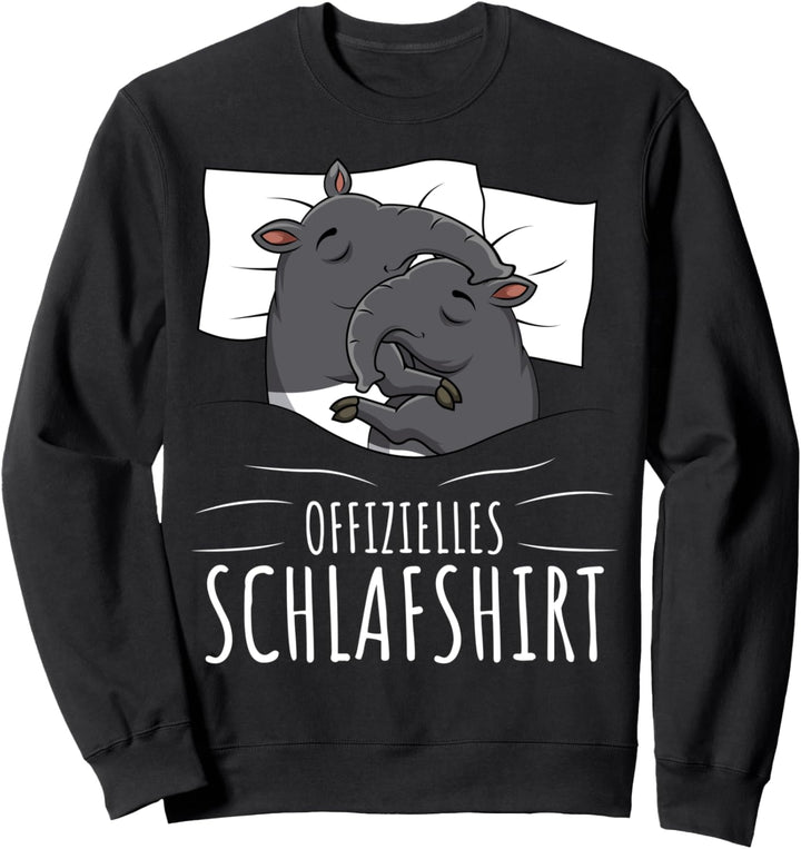Offizielles Schlafshirt Tapir Sweatshirt