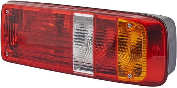 HELLA - Heckleuchte - EasyConn I - Glühlampe - 24V - Anbau/geschraubt - Lichtscheibenfarbe: mehrfarb
