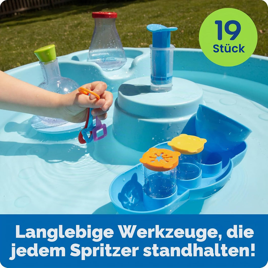 Learning Resources Splashology! Wasser-Experimentierkasten, ab 3 Jahren, Mint-Spielzeug für Kinder,