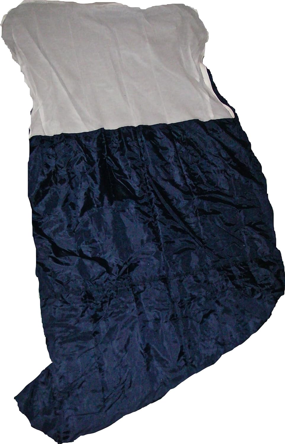 Nomaquito - Ultraleichter Tropenschlafsack mit integriertem LLI-Moskitonetz Nachtblau XXL Comfort, N