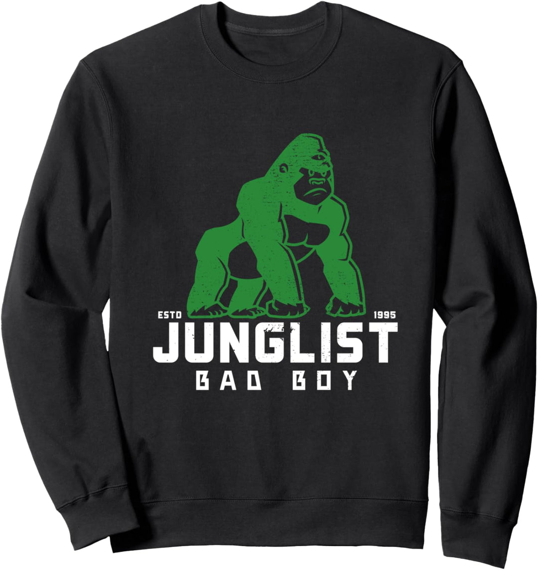 Junglist Drum N Bass EDM Gorilla Drum And Bass DnB Sweatshirt