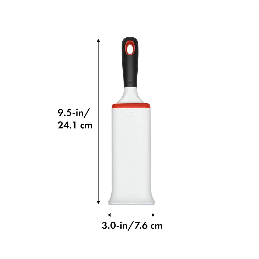 OXO Good Grips FurLifter Selbstreinigende Flusenbürste/Möbelbürste, Weiss, Garment