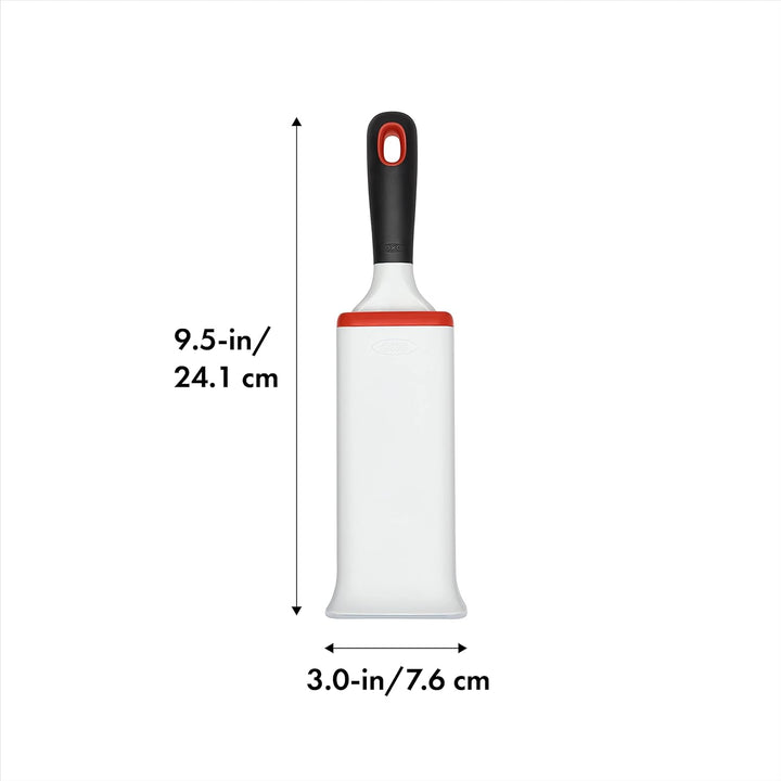 OXO Good Grips FurLifter Selbstreinigende Flusenbürste/Möbelbürste, Weiss, Garment
