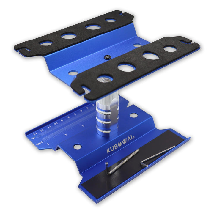 RC Auto Aluminium Reparatur Workstation， 360 ° Drehung/Heben/Senken Arbeitsständer für 1/8 1/10 1/12
