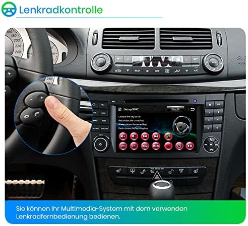 GABITECH Android 11 Autoradio Stereo GPS für Mercedes-Benz E-Klasse W211 2002-2009 Mercedes-Benz G-K