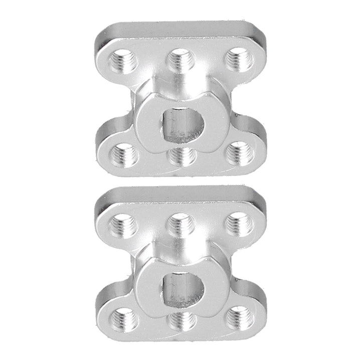 2Pcs Flansch Wellenkupplung Aluminiumlegierung 6mm D Loch Leichte Flanschkupplung Stecker Lagerbesch