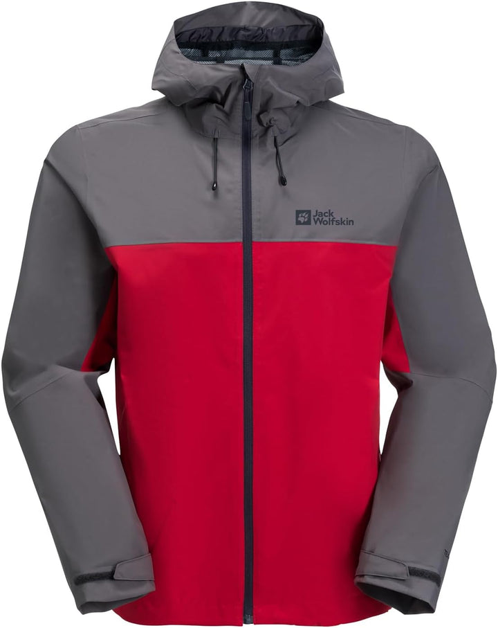 Jack Wolfskin Herren Wetterschutzjacke M red glow, M red glow