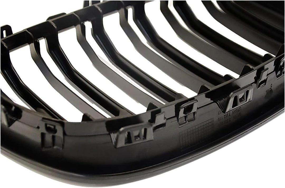 YIUBCZOQI F20 F21 Grill Passend für BMW 1er F20 F21 Nieren Schwarz 2011 2012 2013 2014 F20 Kühlergri