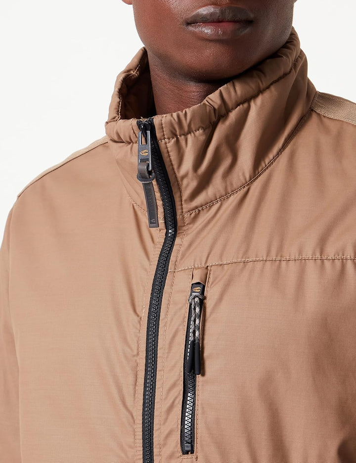 camel active Herren Blouson mit Stehkragen 54 Wood, 54 Wood