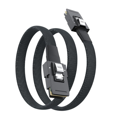 10Gtek [2 Stück] SFF-8087 zu SFF-8087 0.5-Meter Internes Mini SAS Kabel, Mini SAS 36Pin SFF-8087 to