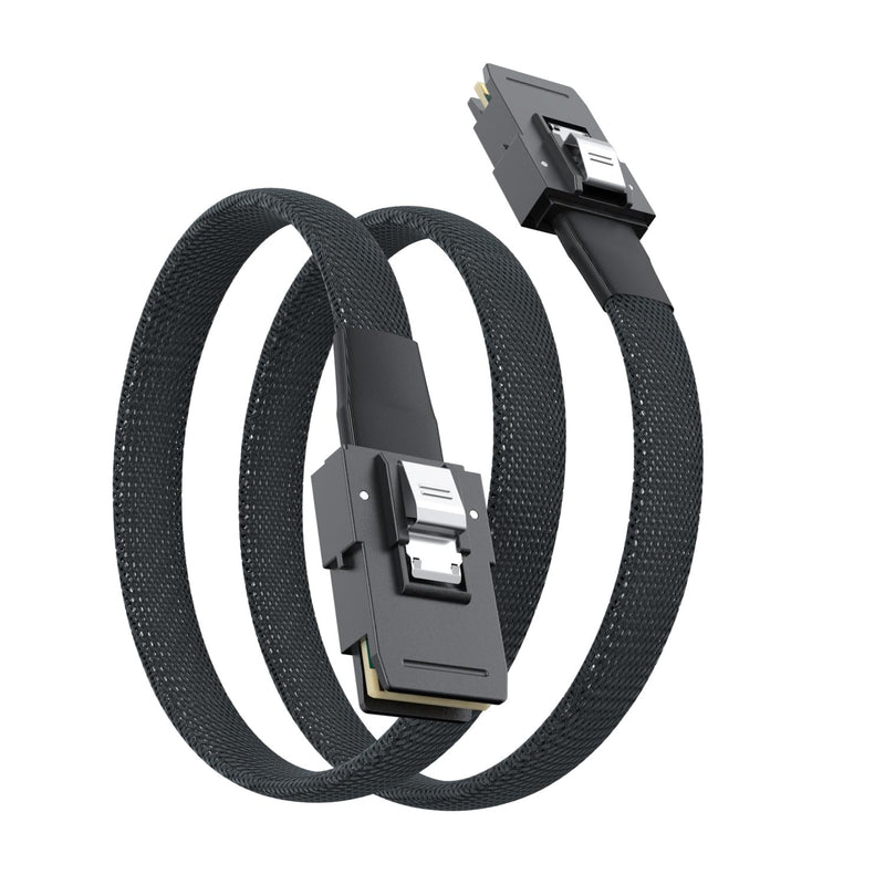 10Gtek [2 Stück] SFF-8087 zu SFF-8087 0.5-Meter Internes Mini SAS Kabel, Mini SAS 36Pin SFF-8087 to