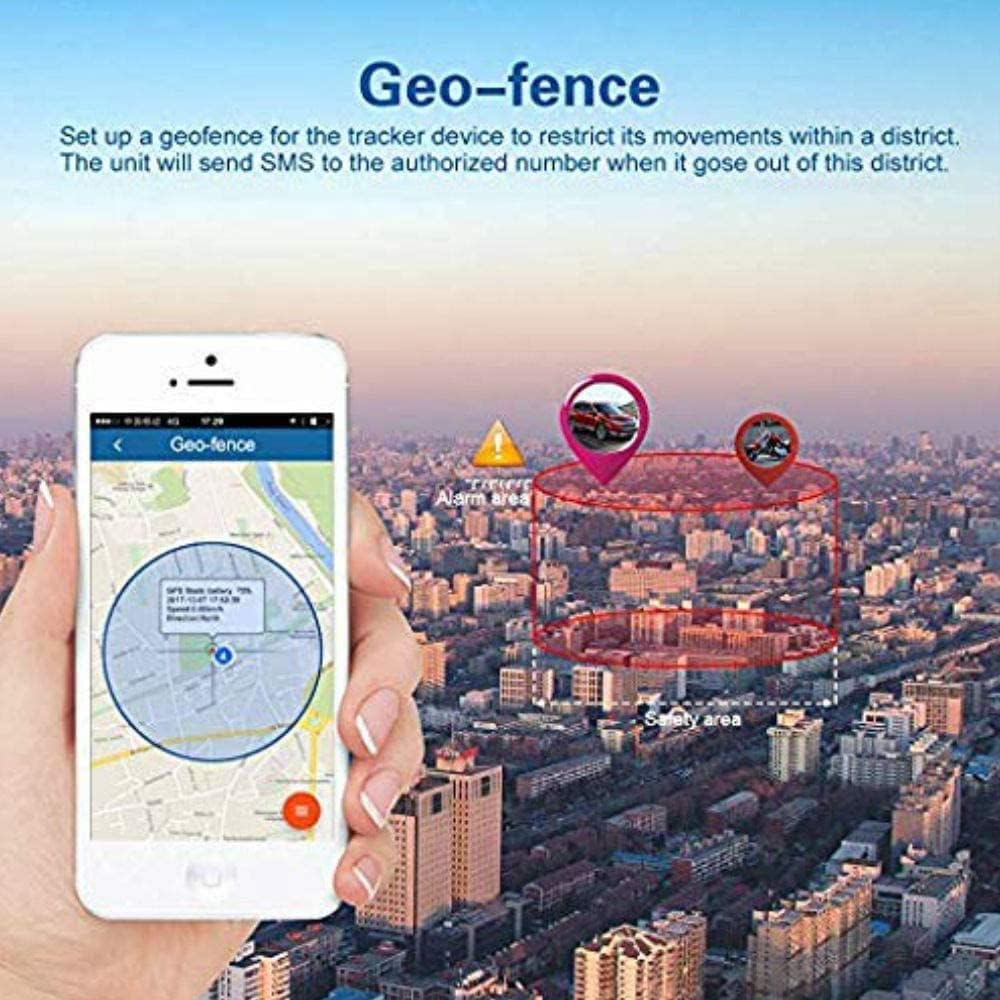 Winnes GPS Tracker Auto ohne ABO, Magnetischer GPS Tracker mit 5000 mAh Akku, bis zu 90 Tage Standby