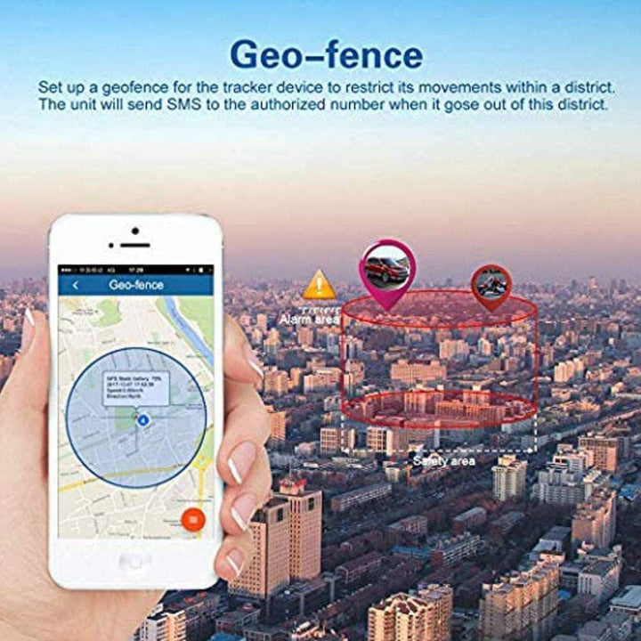 Winnes GPS Tracker Auto ohne ABO, Magnetischer GPS Tracker mit 5000 mAh Akku, bis zu 90 Tage Standby