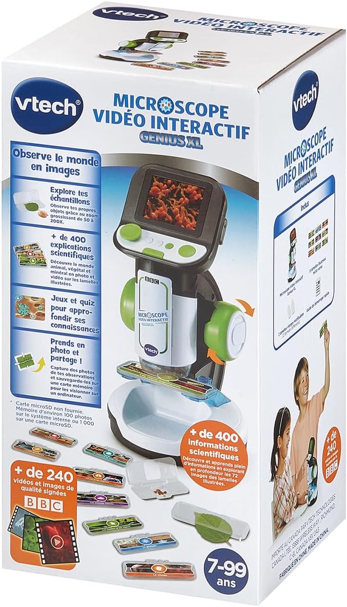 VTech. Mikroskop für Kinder, 80-616175, Weiss und Grün, Standard