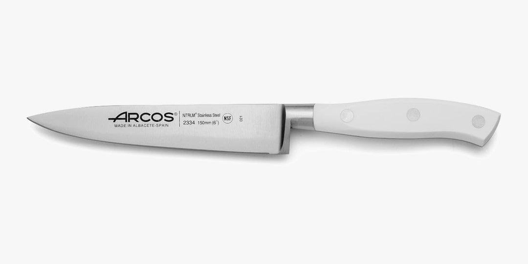Arcos 233424 Serie Riviera Blanc - Kochmesser - Klinge aus Nitrum geschmiedetem Edelstahl 150 mm - H