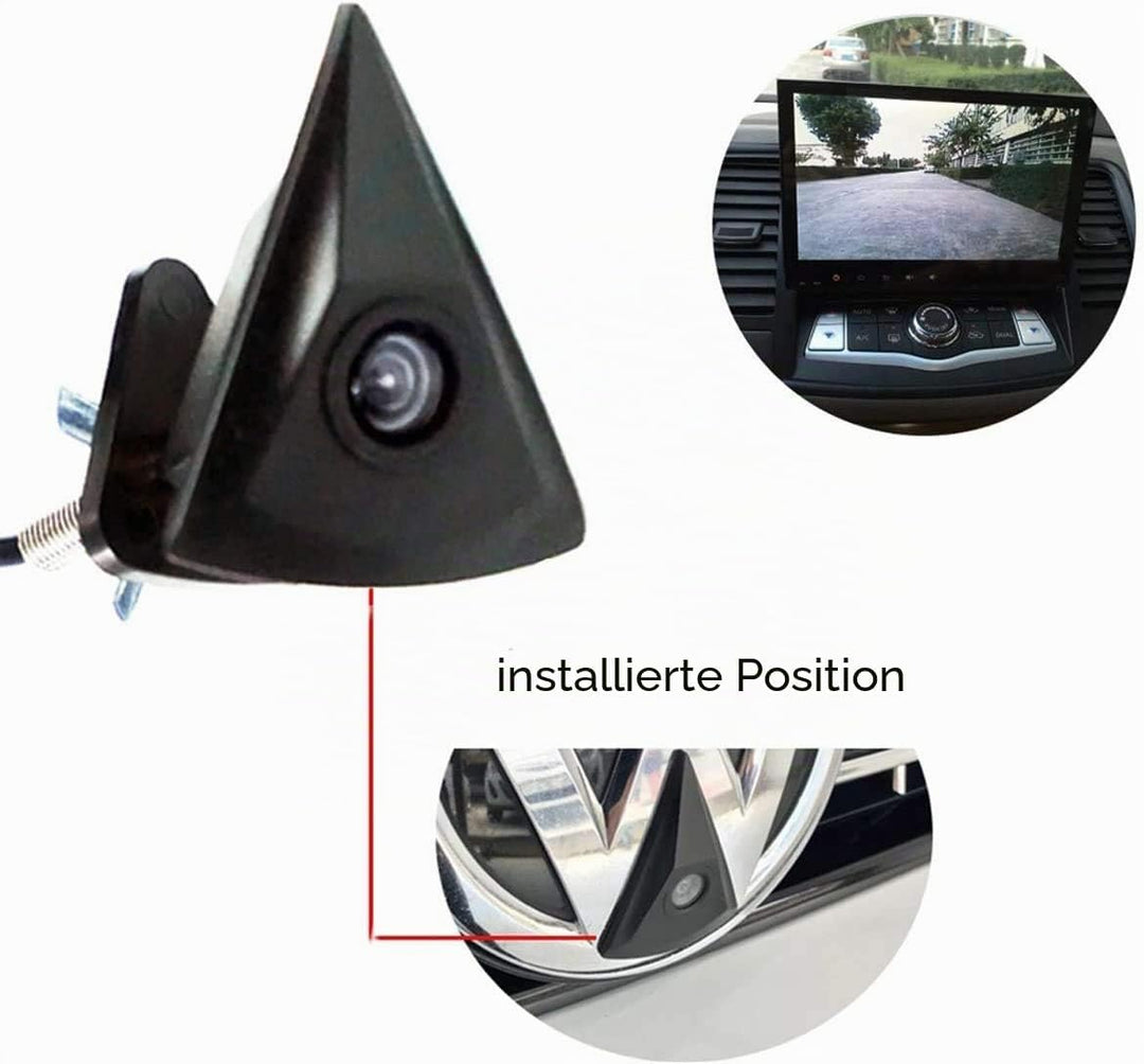 Auto-Vorderansicht-Kamera für V/W V/olkswagen G/OLF wasserdichtes breites Grad-Logo Jetta-Touareg Pa