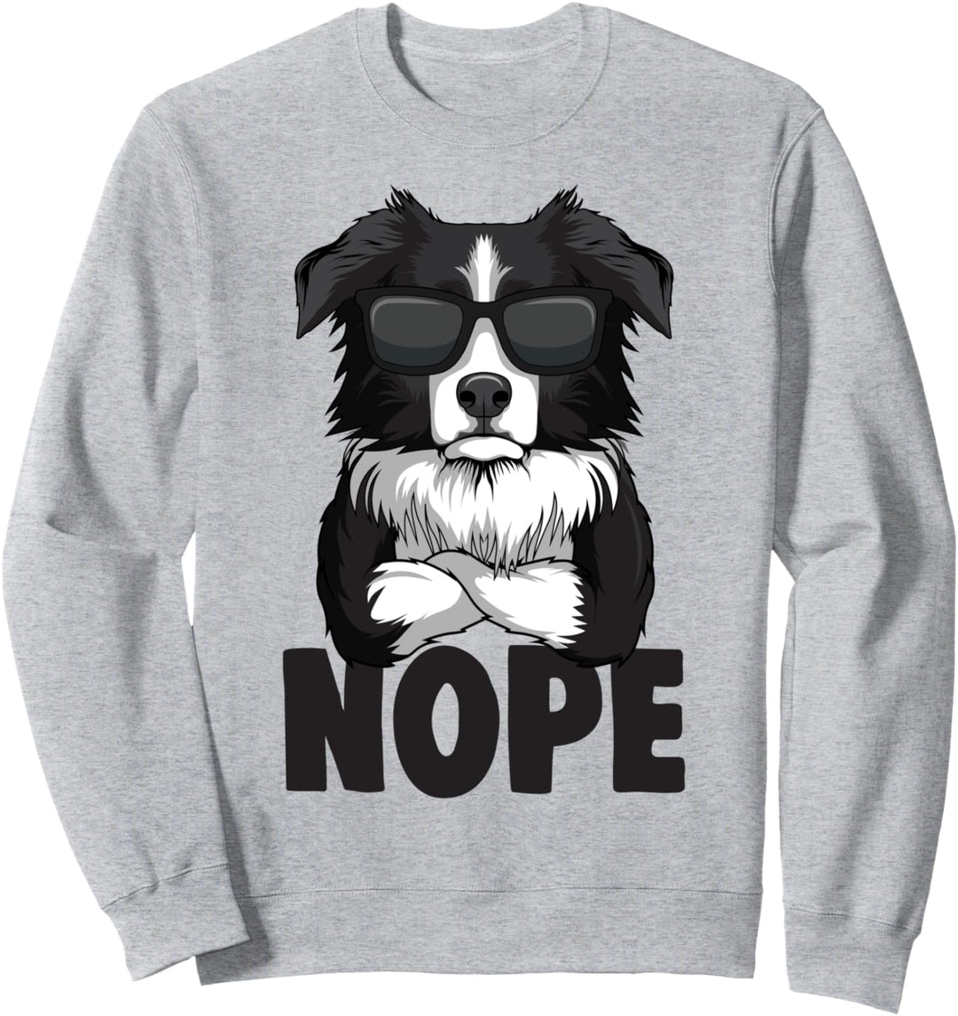 Border Collie Hunde Frauchen Herrchen Sweatshirt