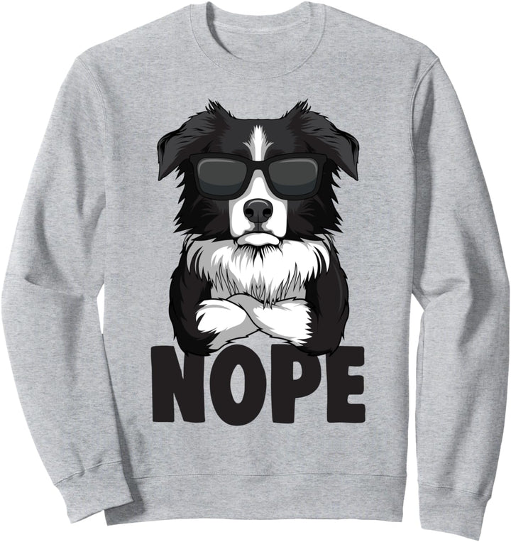 Border Collie Hunde Frauchen Herrchen Sweatshirt
