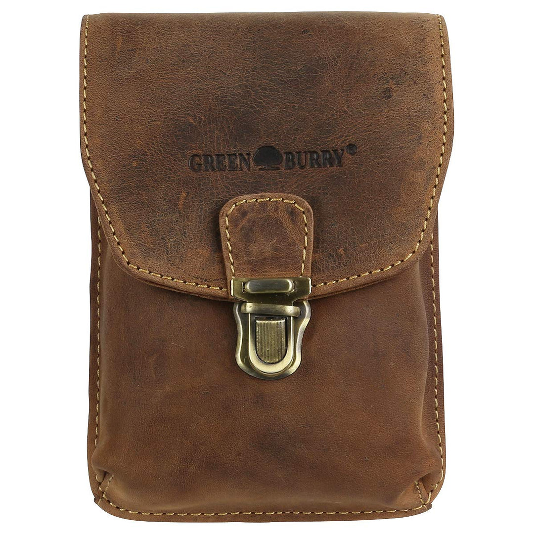 Greenburry Vintage Gürteltasche braun, 1754-H-25, Braun