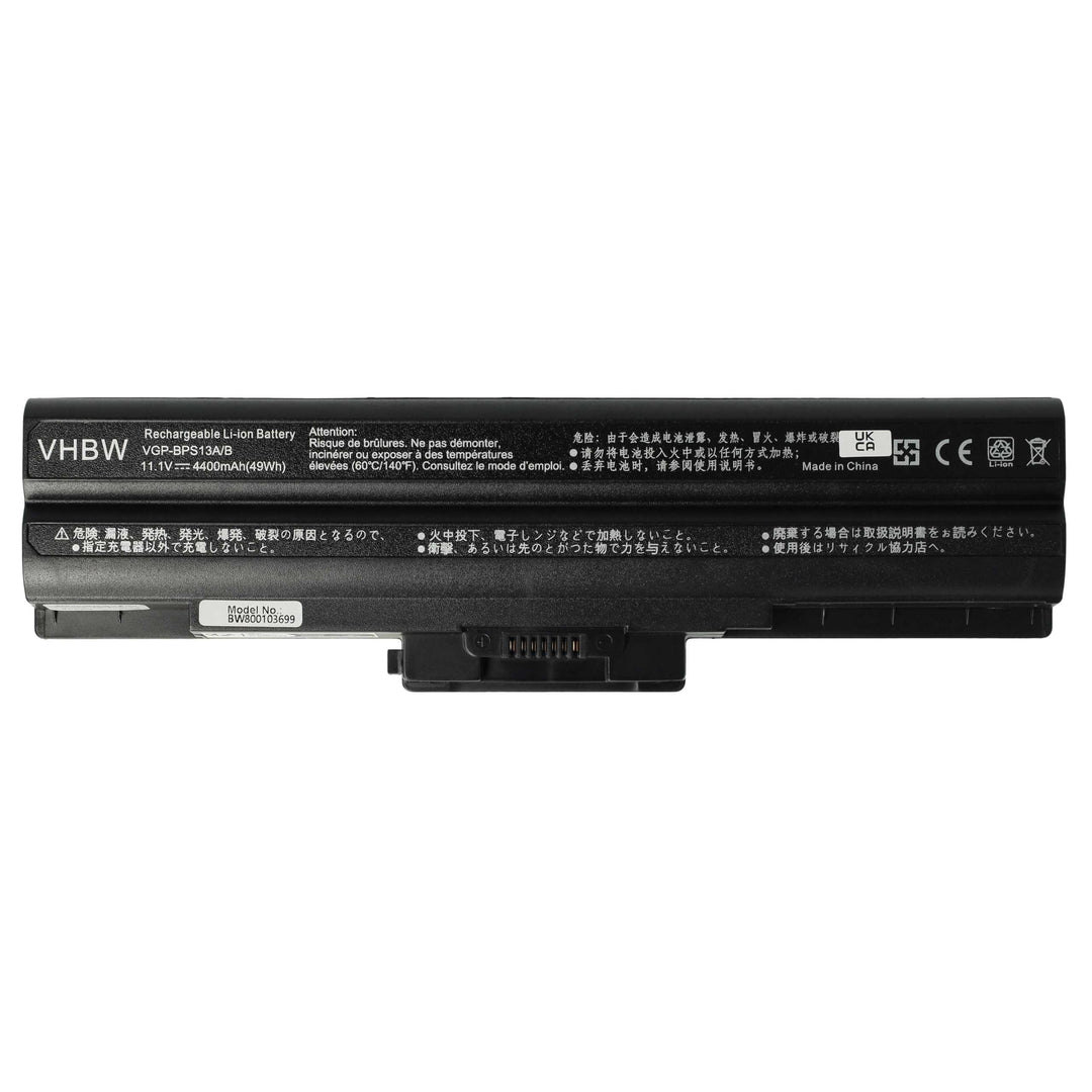 vhbw Akku Ersatz für Sony VGP-BPS13A/S, VGP-BPS13B/B, VGP-BPS13B/Q, VGP-BPS21, VGP-BPS21A für Notebo