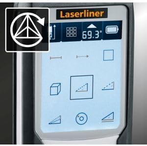 Laserliner Télémètre laser avec malette et piles LaserRange-Master Gi5 BlackLine - Electroportatif e