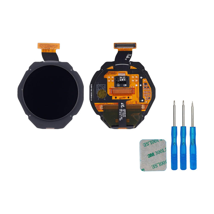 swark LCD Display Kompatibel mit Samsung Galaxy Watch 42 mm SM-R810 (Schwarz) LCD Screen Digitizer A