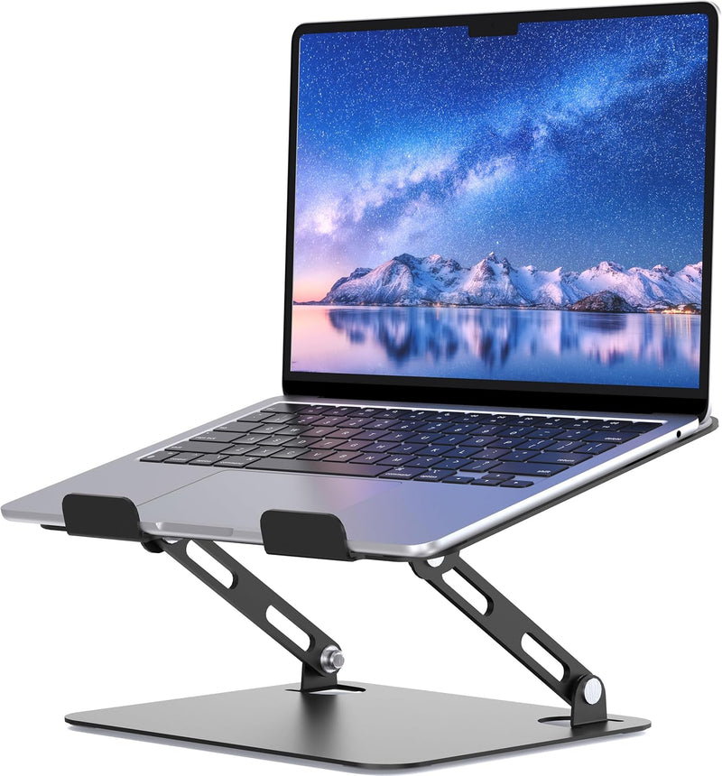 SOUNDANCE Einstellbarer Laptop Ständer, Tragbarer Laptop Riser, Ergonomischer Design Computer Halter