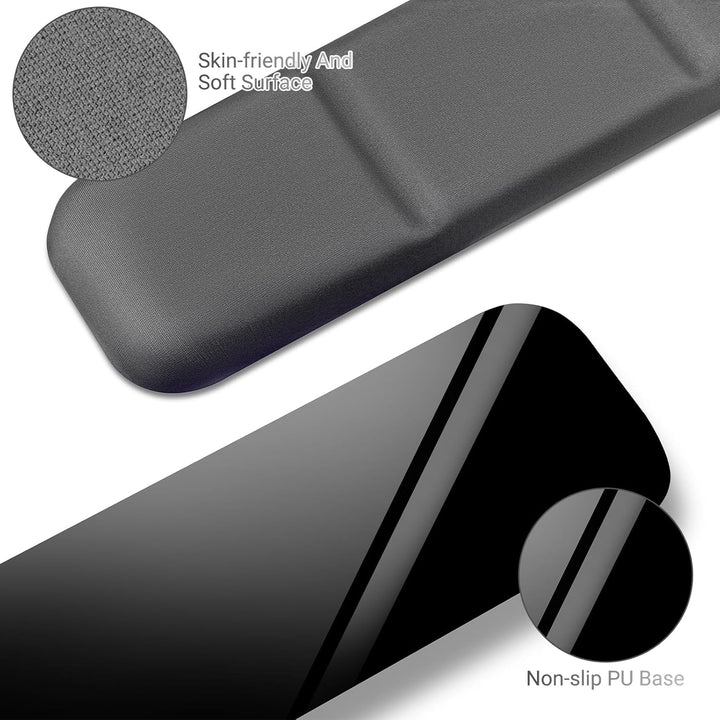 MOSISO Handballenauflage, Ergonomische Wrist Rest zur Entlastung Des Handgelenks mit PU Leder Memory