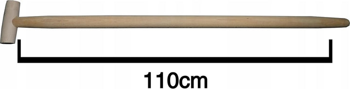 3X Set Spatenstiel Grabegabel Spatengabel Stiel Holzstiel T Griff 110cm Ø 36 Buche Holz 3 110cm, 3 1