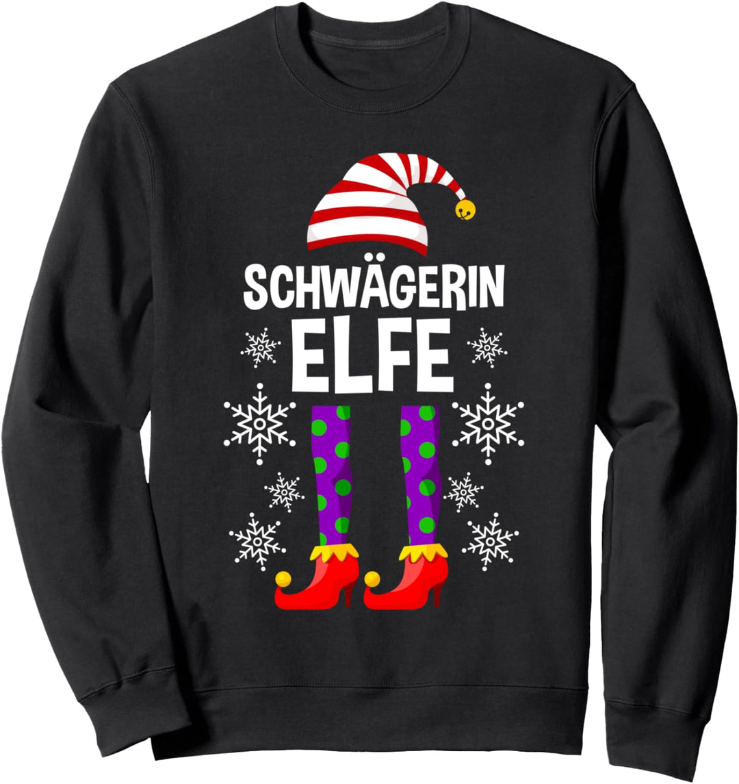 Schwägerin Elfe Elfen Weihnachtself Weihnachten Sweatshirt