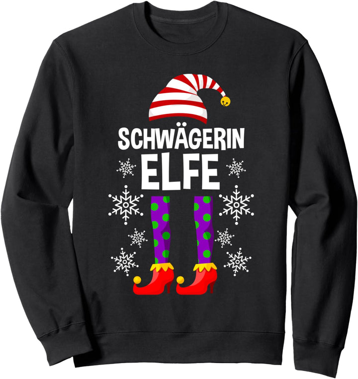 Schwägerin Elfe Elfen Weihnachtself Weihnachten Sweatshirt