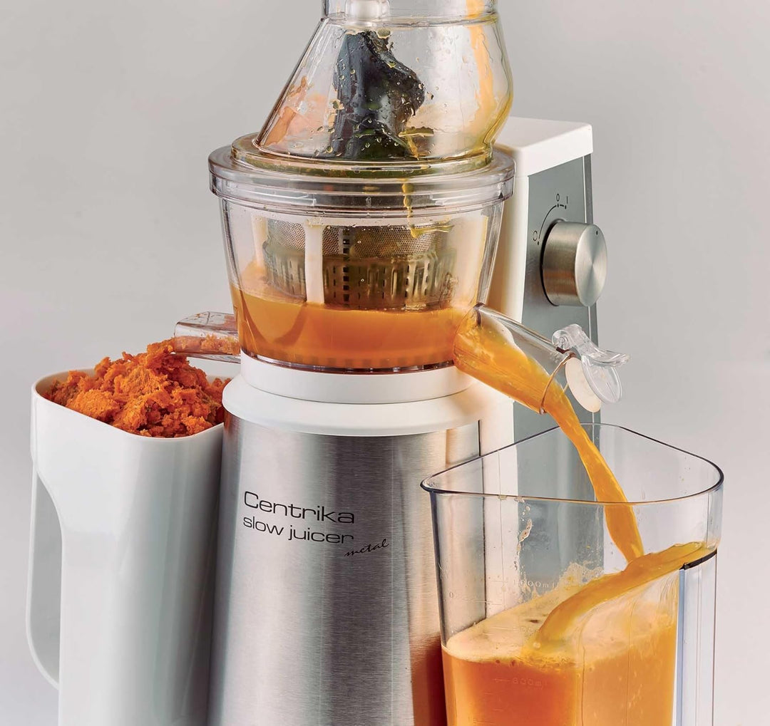 Ariete 00C017710AR0 Slow Juicer 177 aus Edelstahl für mehr und qualitativ besseren Saftertrag, 400 W