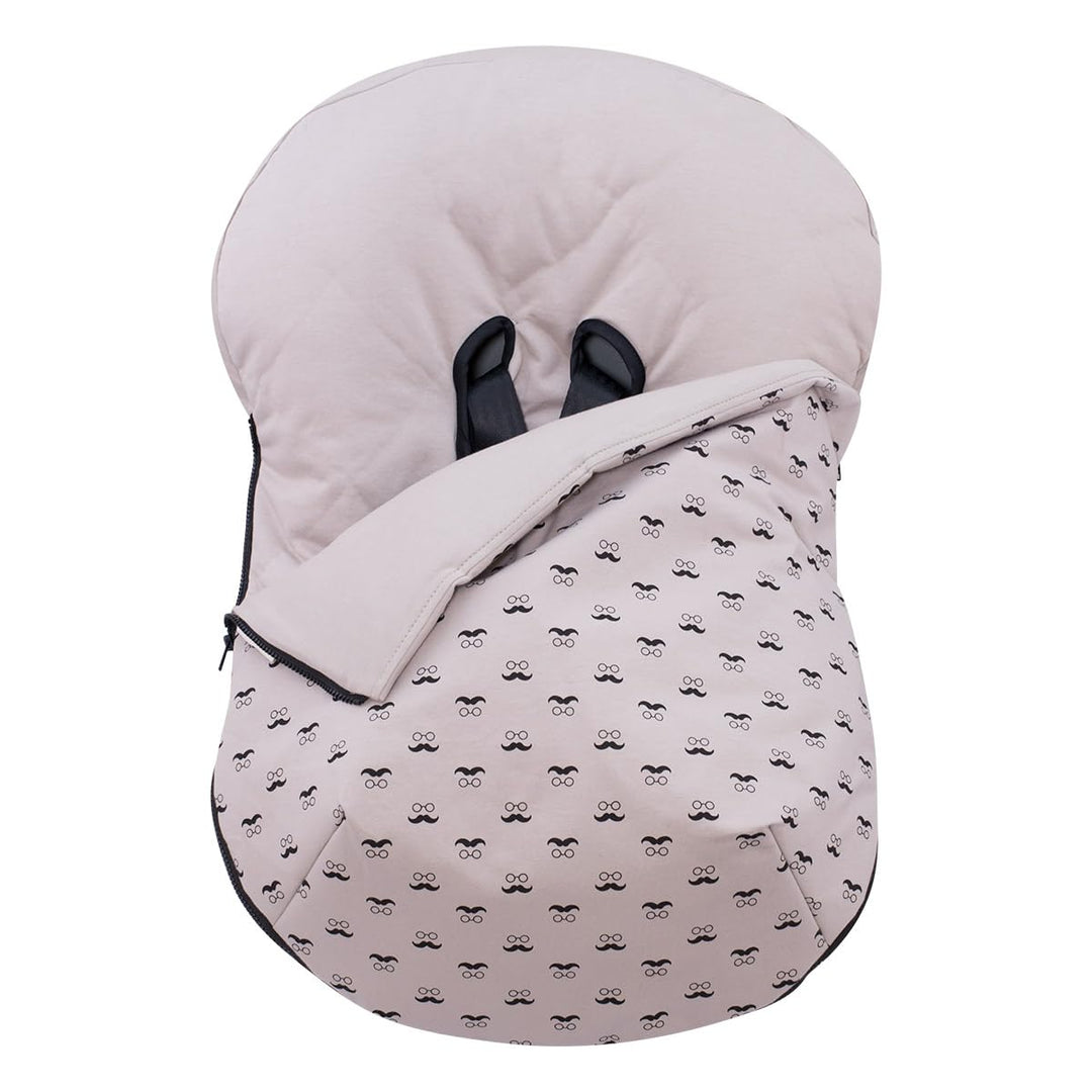 JYOKO KIDS Universal Winterfusssack für Babyschale Babyschale (Baumwolle, Marengo) Marengo Baumwolle