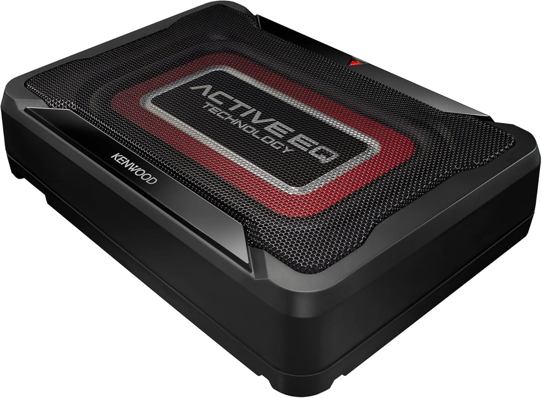 Kenwood KSC-PSW7EQ - Aktiver Kompaktsubwoofer mit Active EQ (160 Watt Ausgangsleistung, Class-D Vers