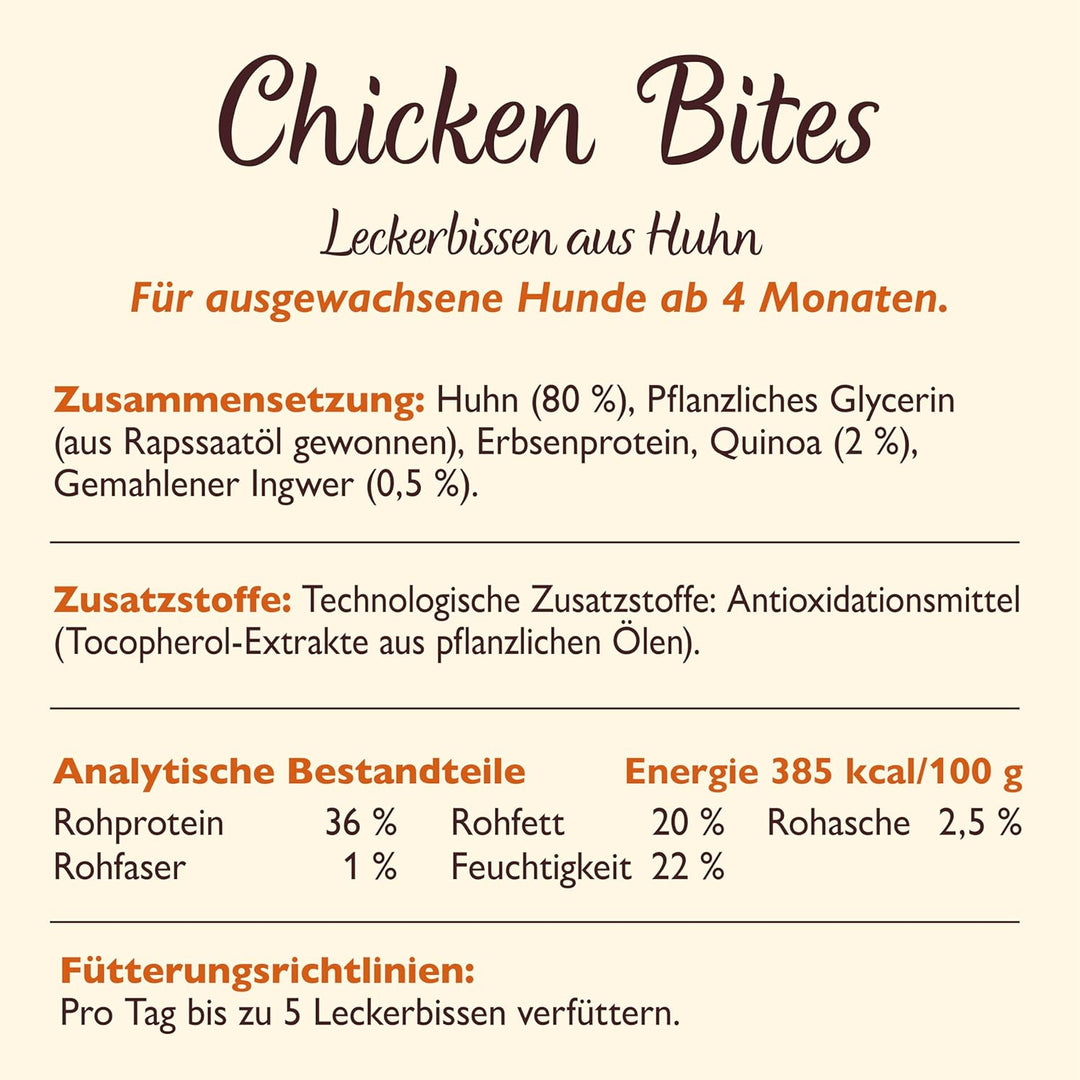 Lily’s Kitchen Leckerchen für ausgewachsene Hunde 8er Pack (8 x 70 g) Simply Glorious Chicken Jerky