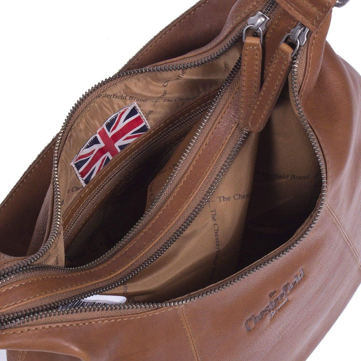 The Chesterfield Brand Jolie - Schultertasche Leder 31 cm Cognac, Cognac
